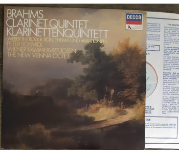 Brahms Clarinet Quintet. New Vienna Octet. SDD575