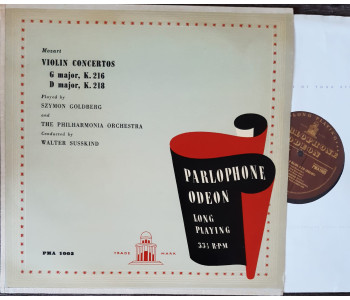 Mozart Violin Concertos K216, K218. Goldberg. PMA1003