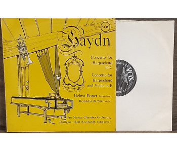 Joseph Haydn. Concerto for harpsichord and violin. Barchet. Pl10.300