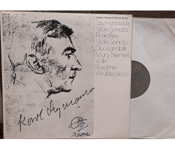 Szymanowski Violin Sonata. Mary Nemet. GSGC14123