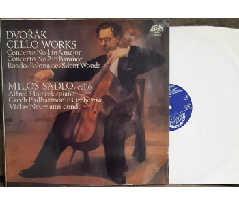 Dvorak Cello Works. Milos Sadlo. Supraphon Stereo 2 LPs