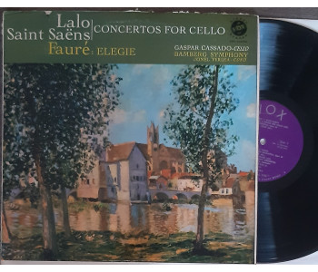 Lalo - Saint Saens. Cello Concertos. Gaspar Cassado. VOX
