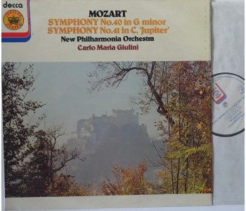 Mozart. Symphonies 40, 41. Giulini. Decca JB8