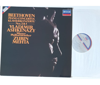 Beethoven Piano Concertos 1 and 2 - Ashkenazy - Decca Digital LP Record 411901-1