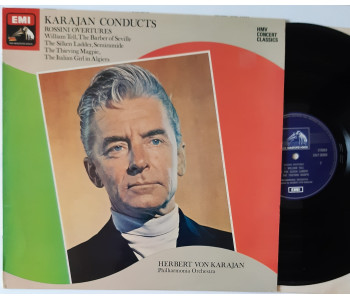 Rossini Overtures. Karajan. SXLP30203