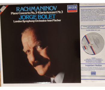 Rachmaninov Piano Concerto 3. Jorges Bolet. SXDL7609 DECCA
