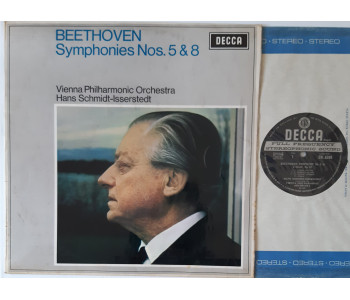 Beethoven Symphonies 5 and 8. Isserstedt. Decca SXL6396 LP Vinyl Record.