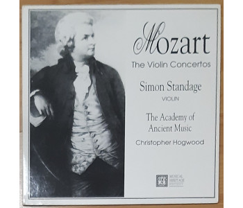 Mozart Violin Concertos. Simon Standage Hogwood. 923593A