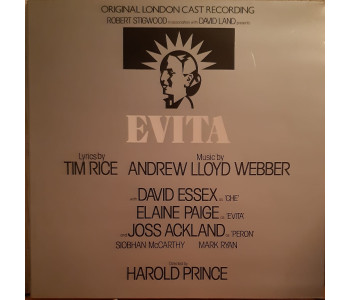 Evita London Cast. David Essex. Elaine Paige. MCG3527