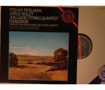 Chausson. Concert for violin and string quartet. Bolet. Perlman. D37814