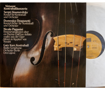 Koussevitzky. Concerto For Double Bass. Gary Karr. Schwann VMS2063