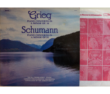 Grieg Schumann. Piano Concertos. Shura Cherkassky. CHVL170