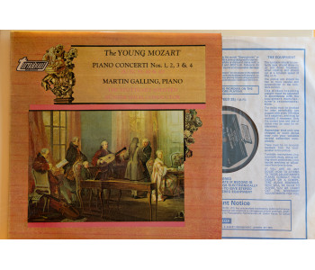Mozart. Piano Concertos 1-4. Martin Galling. TV34260S